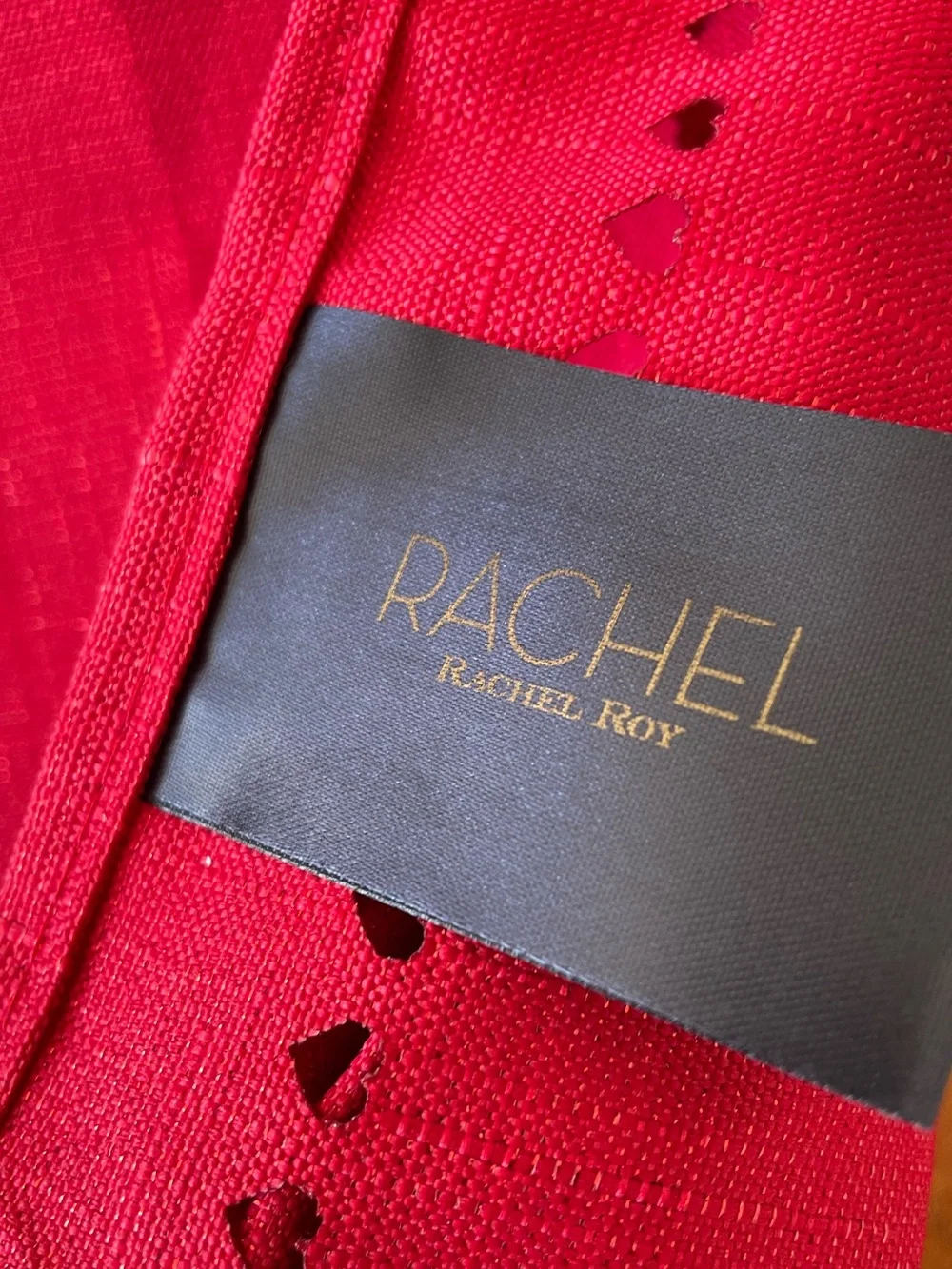 RACHEL Rachel Roy Cutout Hearts Dinner Napkins Set of 4